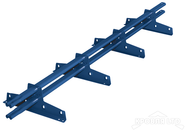 Снегозадержатель Roofsystems серия  ELITE 40*20, Полиэстер RAL 5005
синий насыщенный, 3м