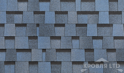 Гибкая ламинированная черепица Дёке серия LUX  Коллекция DRAGON цвет Голубика