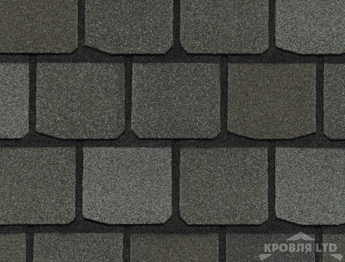 Гибкая черепица Certain Teed коллекция Highland Slate цвет Smokey Quartz