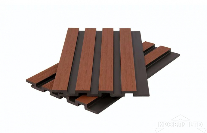 Стеновая панель брусковая из ДПК CO-EX MIX 13х177х3600 мм Suar mix