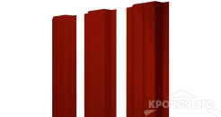 Штакетник П-образный А 0,45 PE RAL 3009 оксидно-красный