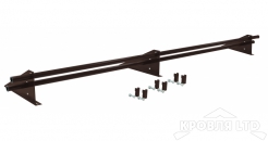 Снегозадержатель для фальцевой кровли Optima RAL 8017 3м