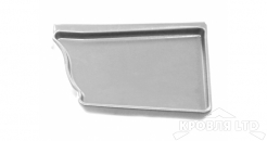 Заглушка правая Vortex 125/90 RAL 9003 белый