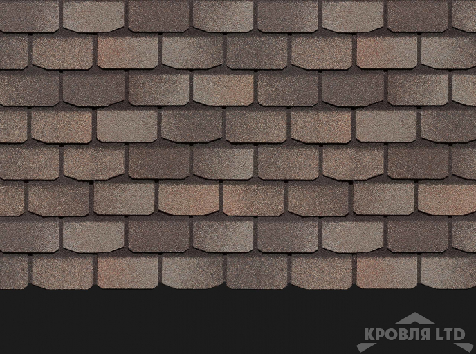Гибкая черепица Дёке серия PREMIUM коллекция ЖЕНЕВА цвет Вагаси