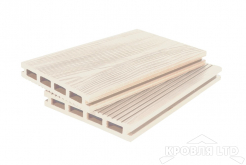 Террасная доска GRAND LINE серия 3Д цвет Слоновая кость 22×140x4000