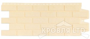 Фасадная панель Grand Line "Состаренный кирпич" СтандартБежевый