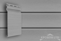 Сайдинг виниловый GL Natural-Брус Standart серый 3,0 м