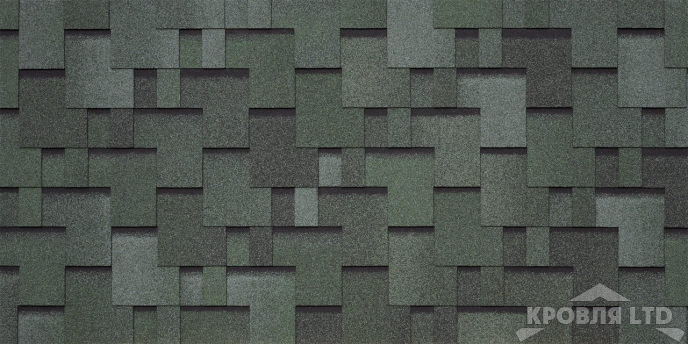 Гибкая черепица Тегола серия Категория BUSINESS PLUS коллекция UNICA GOTHIK цвет Oliva 471