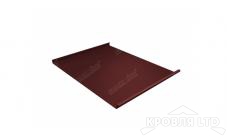 Фальц двойной стоящий, Полиэстер RAL 3009 оксидно-красный, толщина 0,45